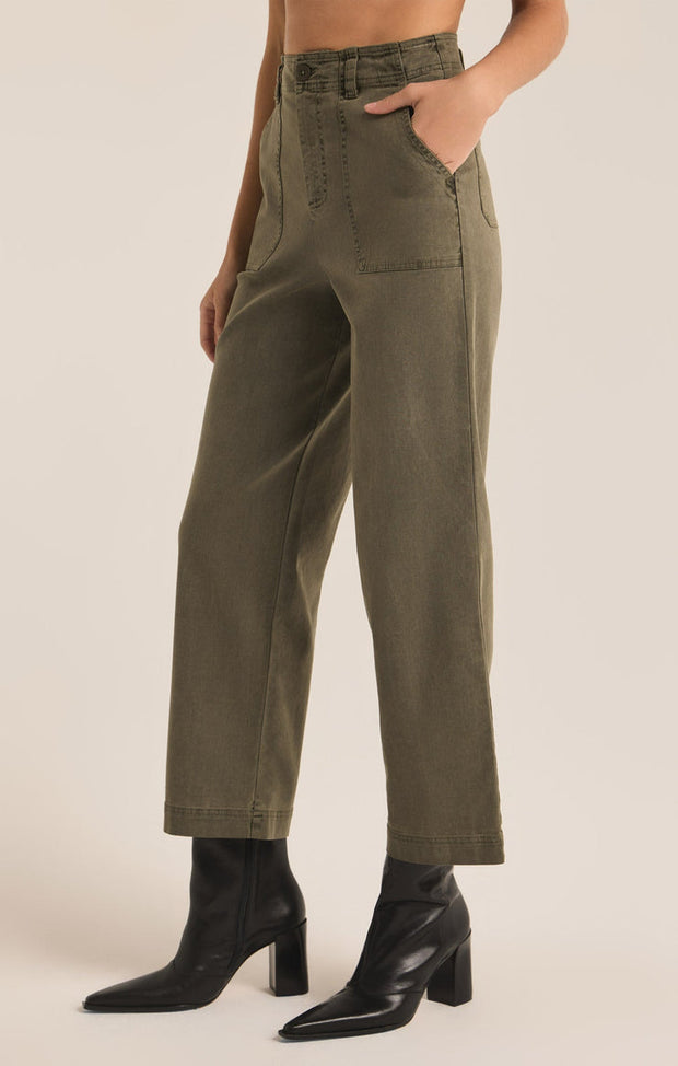 Z SUPPLY Bobbi Washed Twill Pant-The Shop Laguna Beach