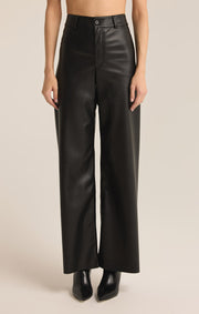 Z SUPPLY Rilynn Faux Leather Pant-The Shop Laguna Beach