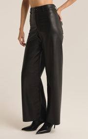 Z SUPPLY Rilynn Faux Leather Pant-The Shop Laguna Beach