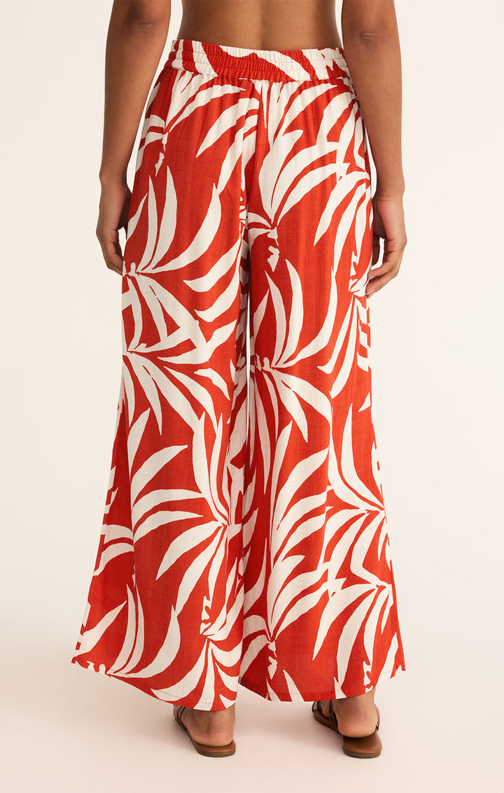 Z SUPPLY Dante Tropical Linen Pant-The Shop Laguna Beach