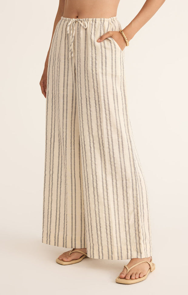 Z SUPPLY Soleil Textured Stripe Pant-The Shop Laguna Beach