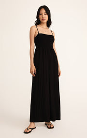 Z SUPPLY Beachside Smocked Jumpsuit-The Shop Laguna Beach
