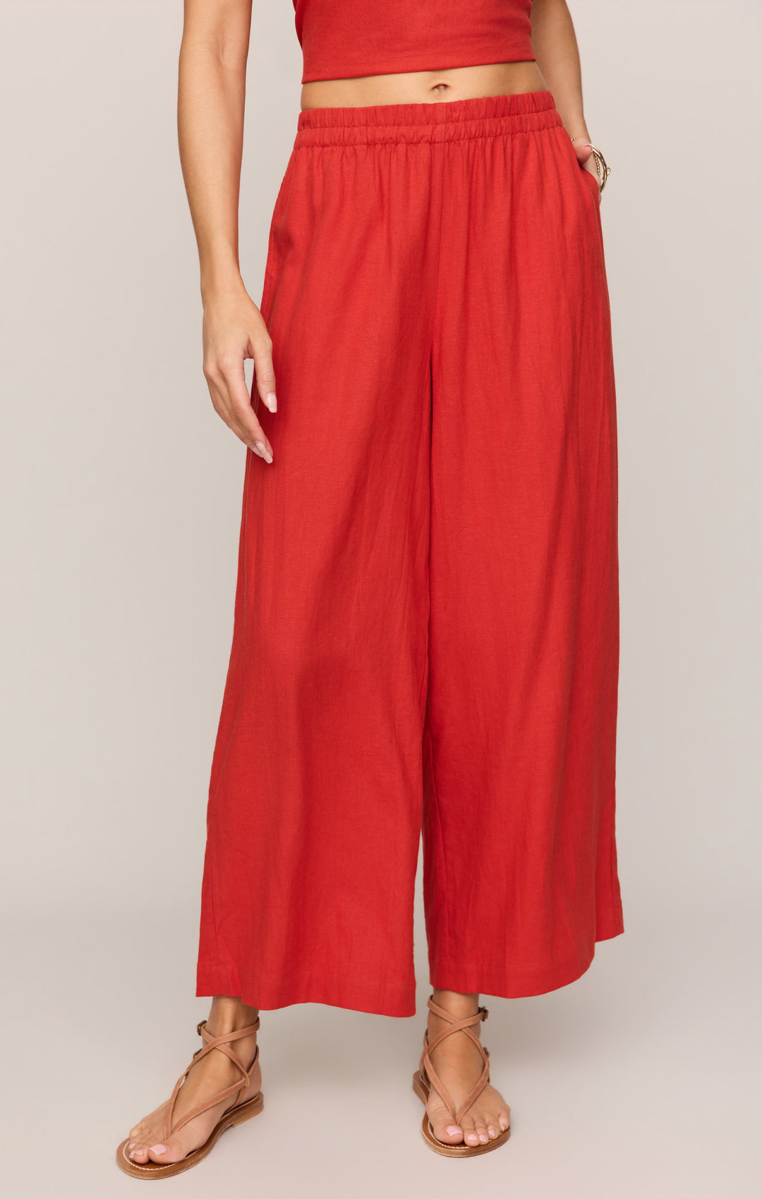 Z SUPPLY Scout Linen Wide-Leg Pant