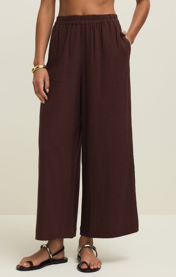 Z SUPPLY Scout Linen Wide-Leg Pant-The Shop Laguna Beach