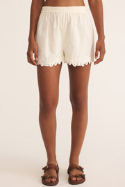 Z SUPPLY Pesaro Embroidered Linen Short