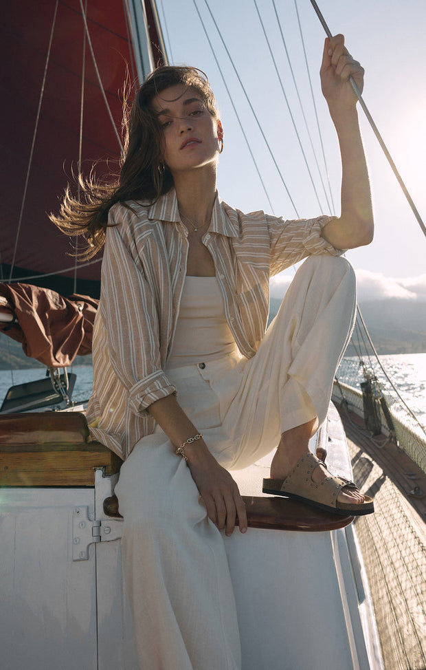 Z SUPPLY The Perfect Stripe Linen Shirt-The Shop Laguna Beach