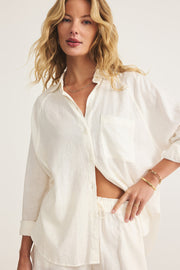 Z SUPPLY The Perfect Textured Linen Shirt-The Shop Laguna Beach