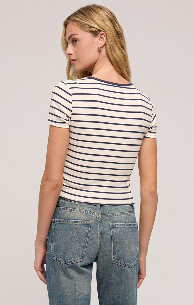 Z SUPPLY Saxton Striped Tee-The Shop Laguna Beach