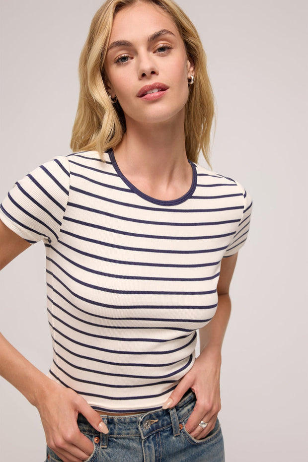 Z SUPPLY Saxton Striped Tee-The Shop Laguna Beach