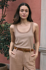 Z SUPPLY Elin Stripe Rib Tank-The Shop Laguna Beach
