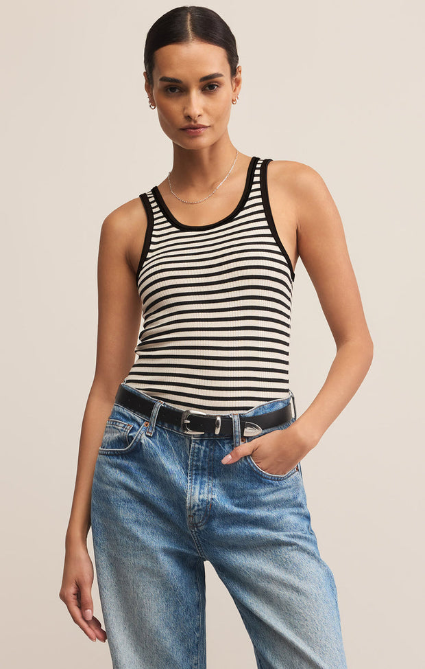 Z SUPPLY Classic Striped Scoop Tank - More Colors Available-The Shop Laguna Beach