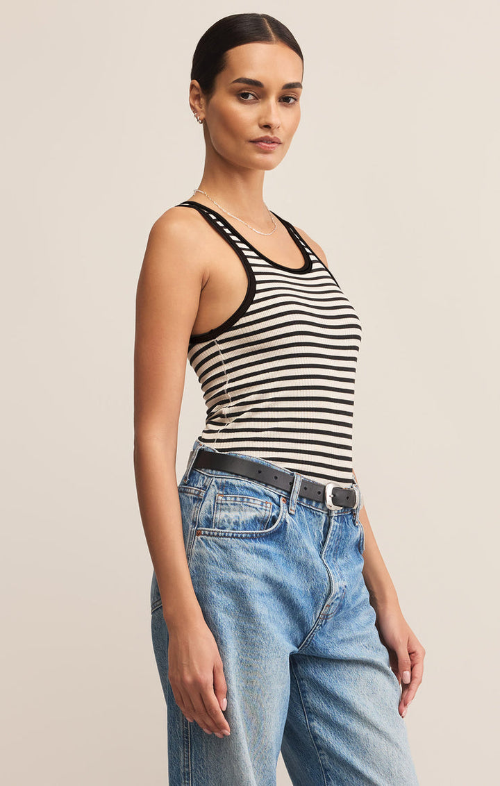 Z SUPPLY Classic Striped Scoop Tank - More Colors Available-The Shop Laguna Beach