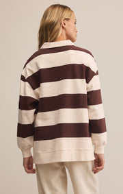 Z SUPPLY Rugby Fleece Henley Tee-The Shop Laguna Beach