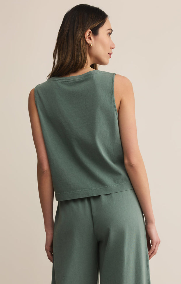 Z SUPPLY Sloane Jersey V-Neck Tank-The Shop Laguna Beach