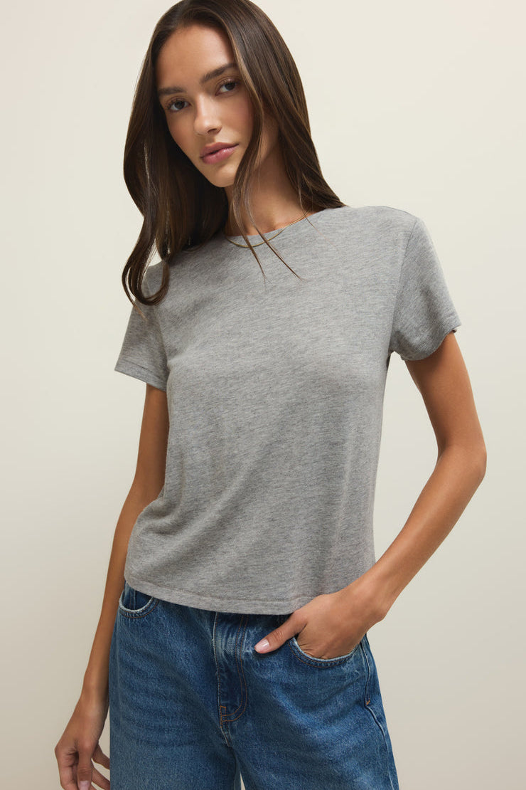 Z SUPPLY Tourist Knit Jersey Tee-The Shop Laguna Beach