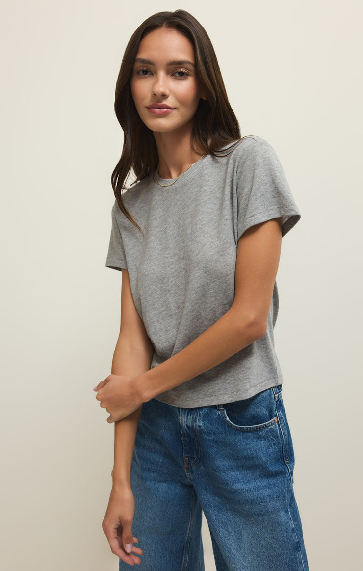 Z SUPPLY Tourist Knit Jersey Tee-The Shop Laguna Beach