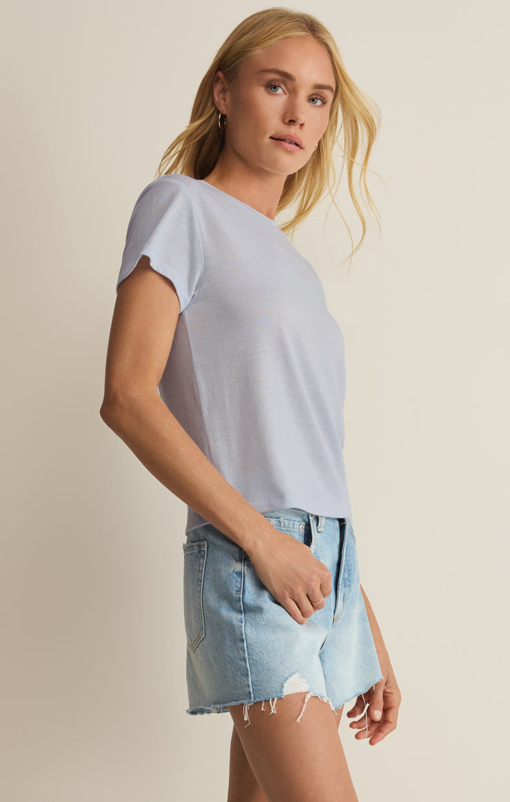 Z SUPPLY Tourist Knit Jersey Tee-The Shop Laguna Beach