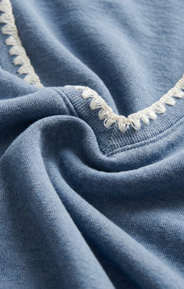 Z SUPPLY Hunter Knit Denim Whipstitch Short