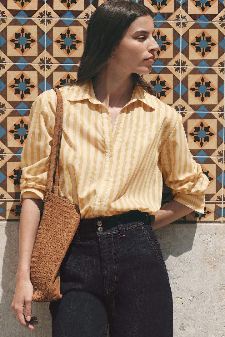 Z SUPPLY Golden Haven Stripe Shirt-The Shop Laguna Beach