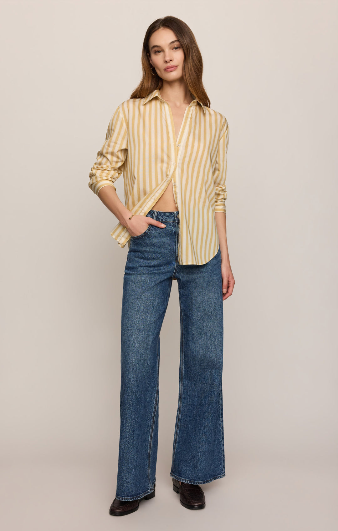 Z SUPPLY Golden Haven Stripe Shirt-The Shop Laguna Beach