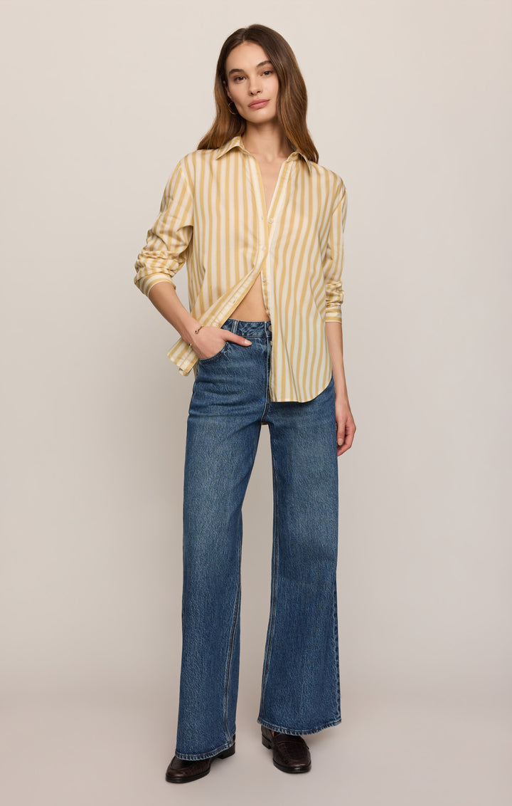 Z SUPPLY Golden Haven Stripe Shirt-The Shop Laguna Beach