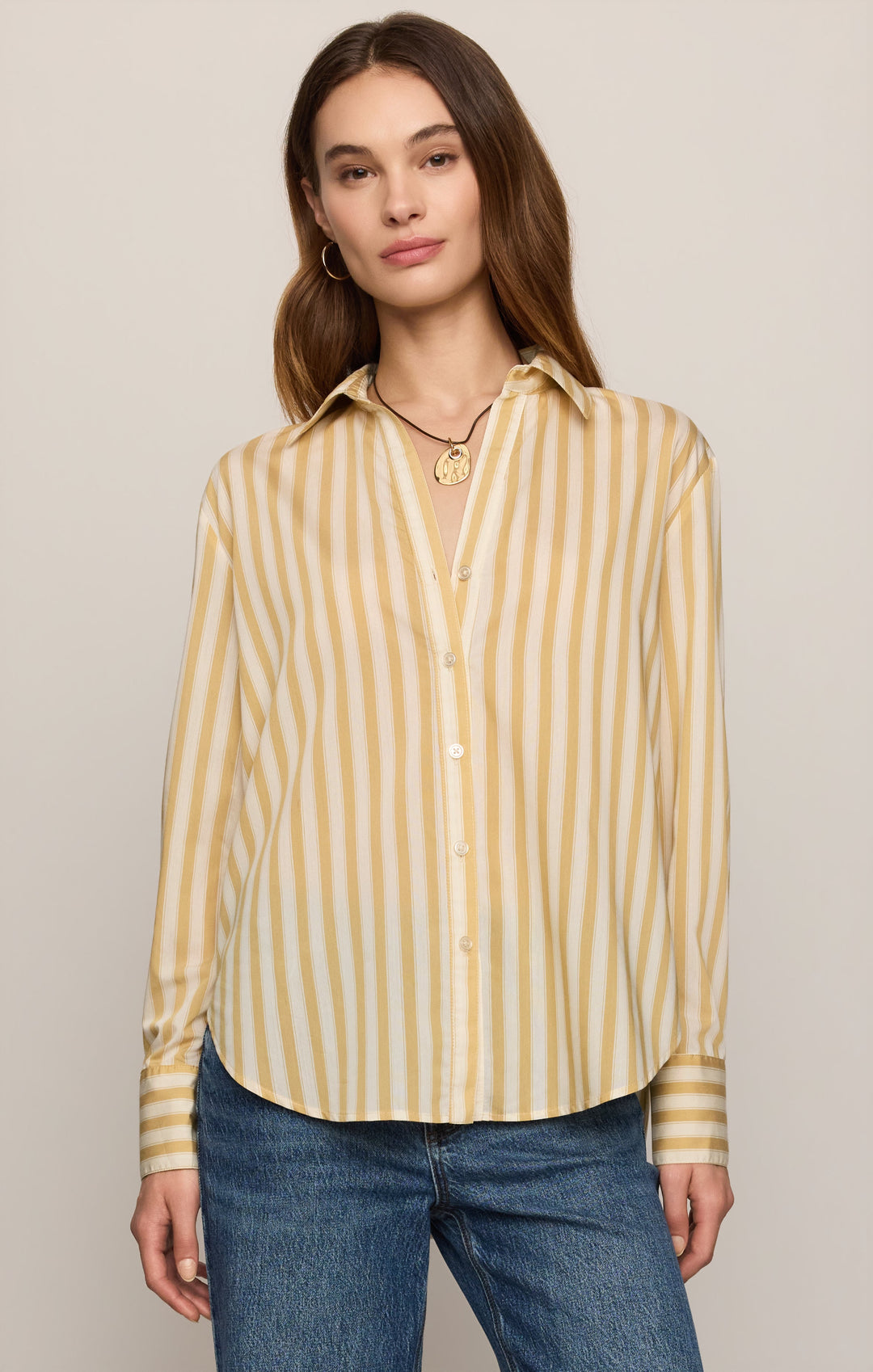 Z SUPPLY Golden Haven Stripe Shirt-The Shop Laguna Beach