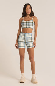 Z SUPPLY Daily Plaid Bike Short-The Shop Laguna Beach