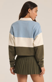 Z SUPPLY Player Collared Long Sleeve Top-The Shop Laguna Beach