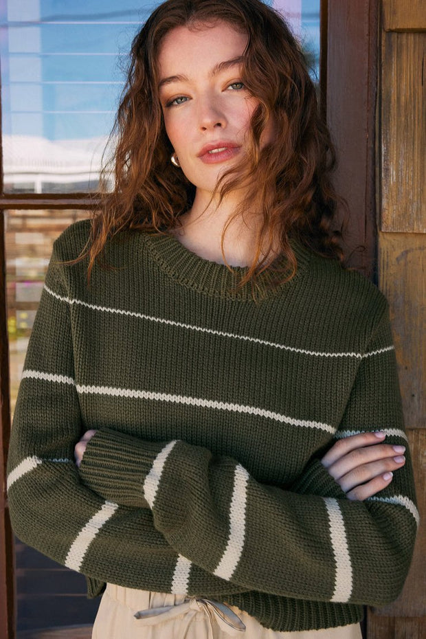 Z SUPPLY Milan Stripe Sweater-The Shop Laguna Beach