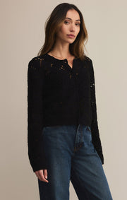 Z SUPPLY Rosalyn Diamond Cardigan Sweater - More Colors Available-The Shop Laguna Beach