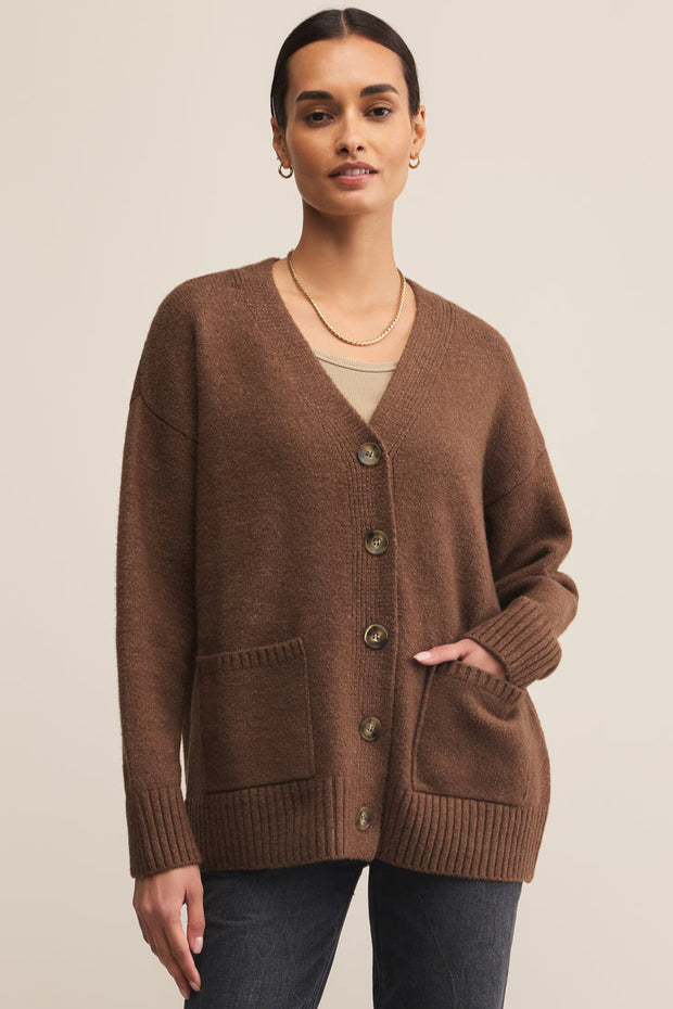 Z SUPPLY Theo V-Neck Cardigan-The Shop Laguna Beach
