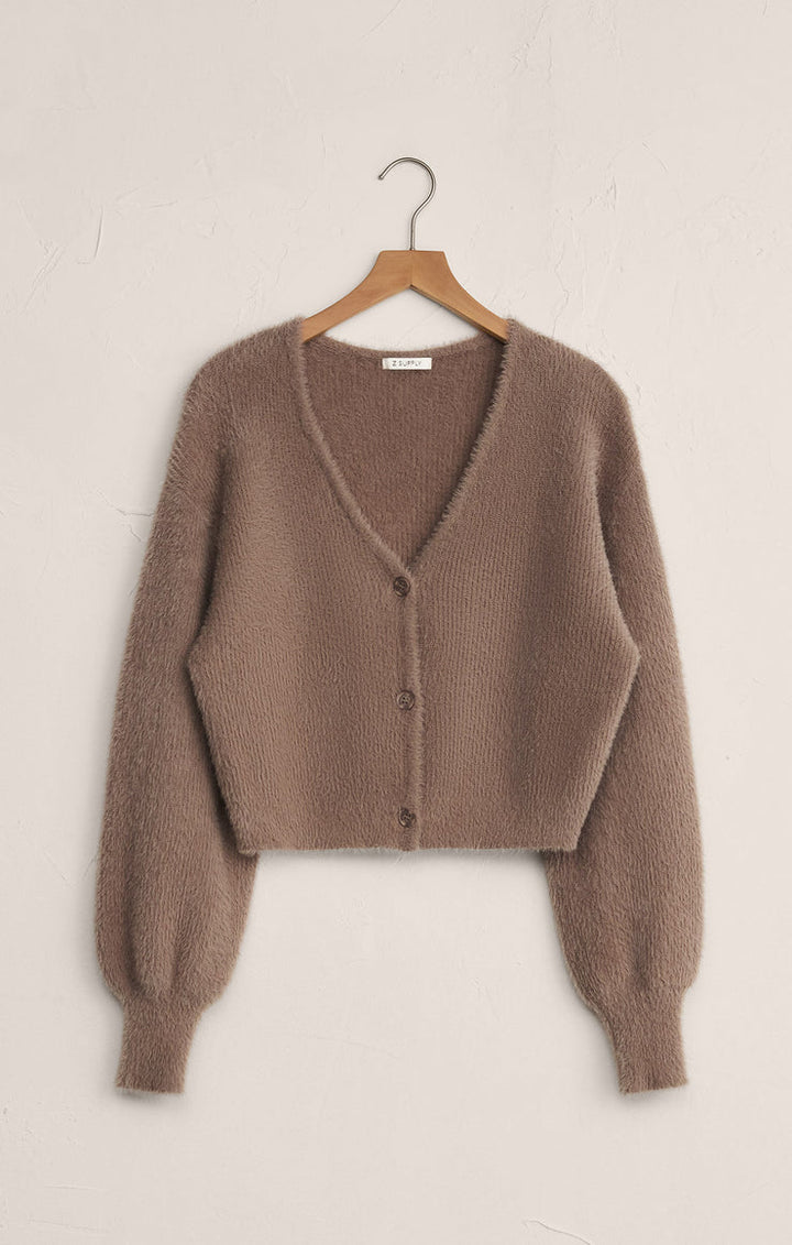 Z SUPPLY Sadira Fluffy Crop Cardigan-The Shop Laguna Beach