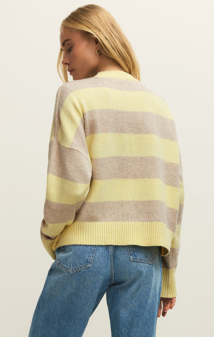 Z SUPPLY Cirrus Cozy Stripe Sweater-The Shop Laguna Beach