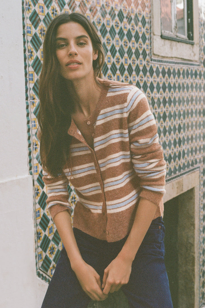 Z SUPPLY Medina Cozy Stripe Cardigan - More Colors Available-The Shop Laguna Beach