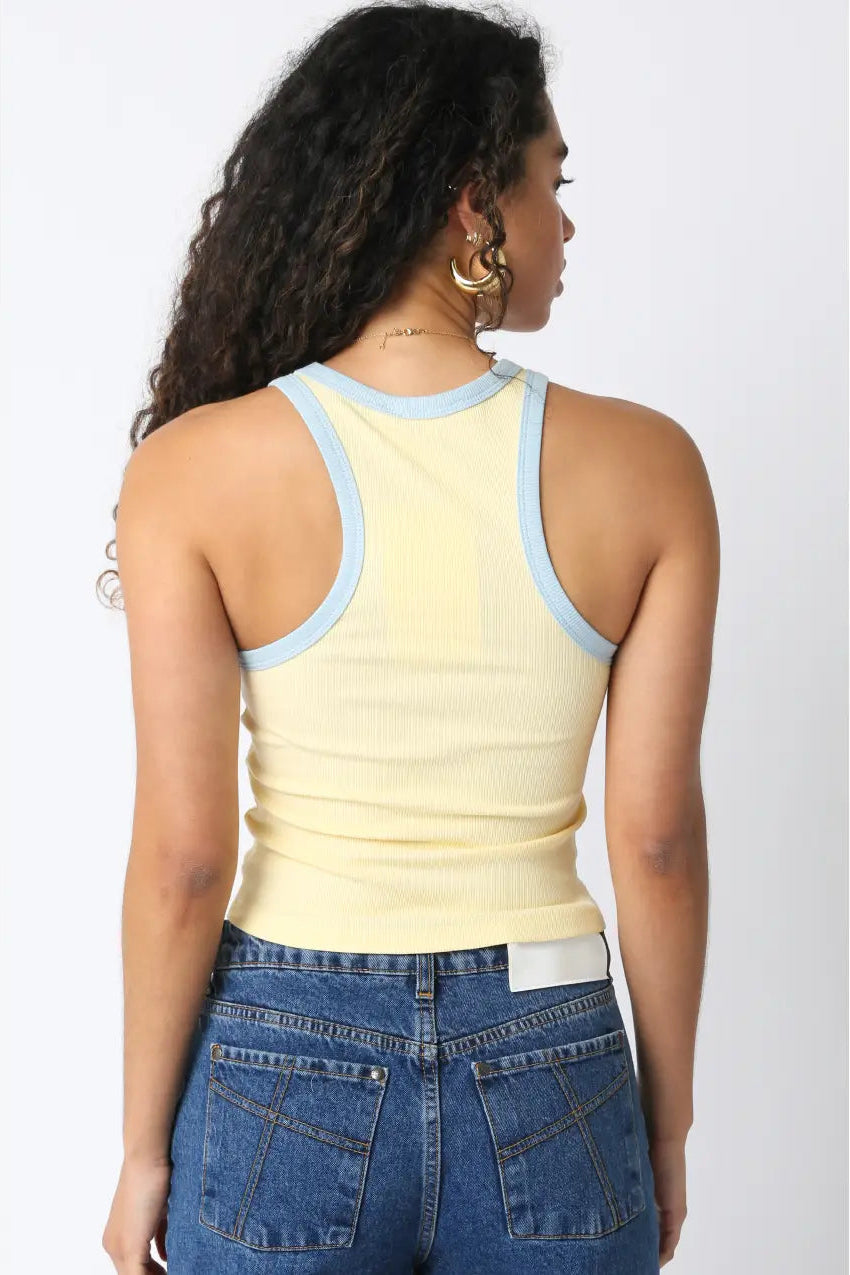 KEEN THE LABEL Evangeline Ringer Tank-The Shop Laguna Beach
