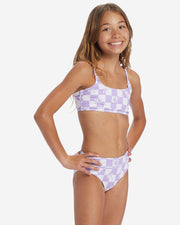 BILLABONG GIRLS Check Your Palm Mini Crop Bikini Set-The Shop Laguna Beach
