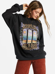 BILLABONG <br> Ride In Oversized Crew Pullover Sweatshirt-The Shop Laguna Beach