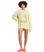 BILLABONG Ride In Oversized Crew Pullover Sweatshirt - More Colors Available-The Shop Laguna Beach