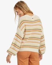 BILLABONG Sheer Love Stripe Sweater-The Shop Laguna Beach