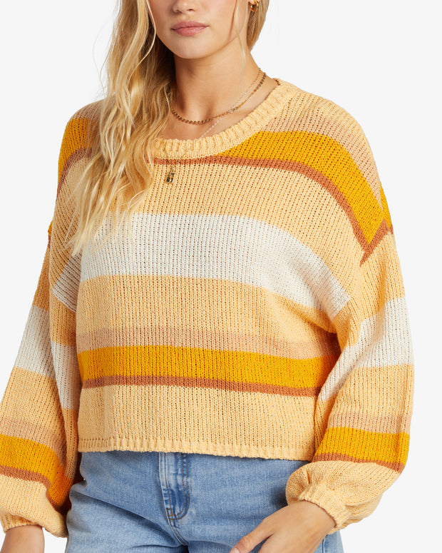 BILLABONG Sol Time Stripe Sweater-The Shop Laguna Beach