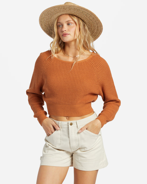 BILLABONG Sun Soaked V-Neck Sweater - More Colors Available-The Shop Laguna Beach