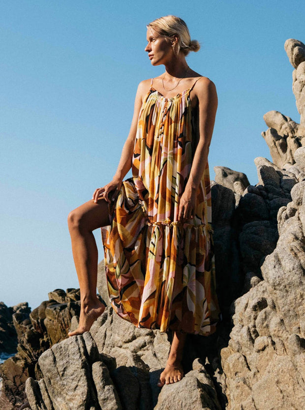 BILLABONG Sun Follower Maxi Dress-The Shop Laguna Beach