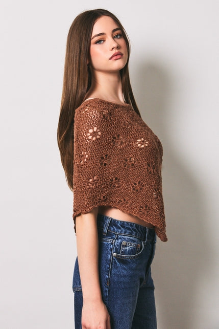 KEEN THE LABEL Amery Knit Lightweight Poncho