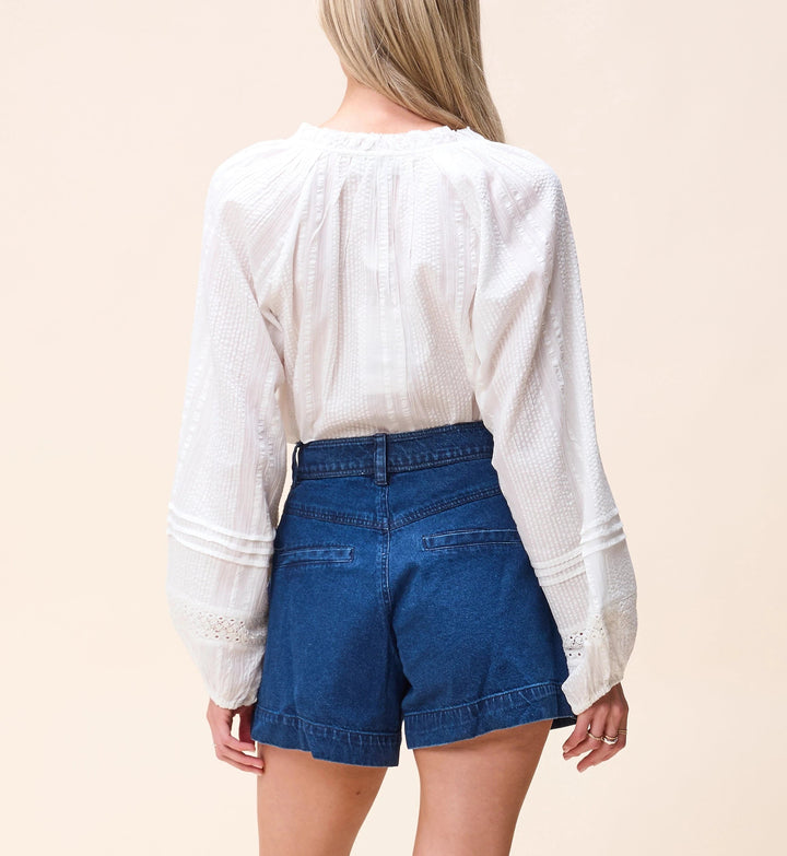 CLEOBELLA Alicia Long Sleeve Cotton Blouse