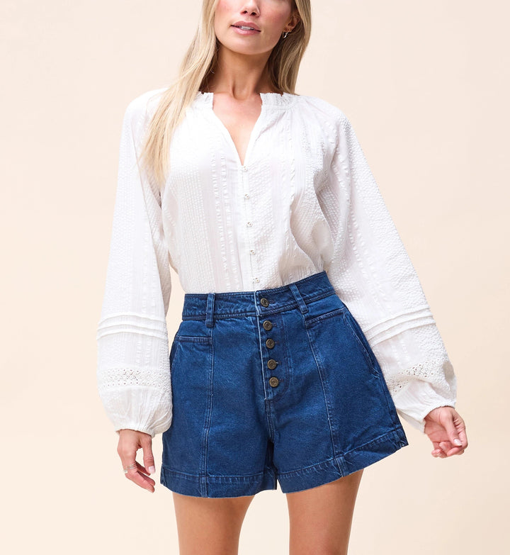 CLEOBELLA Alicia Long Sleeve Cotton Blouse