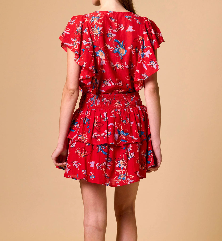 CLEOBELLA Arden Tiered Mini Skirt