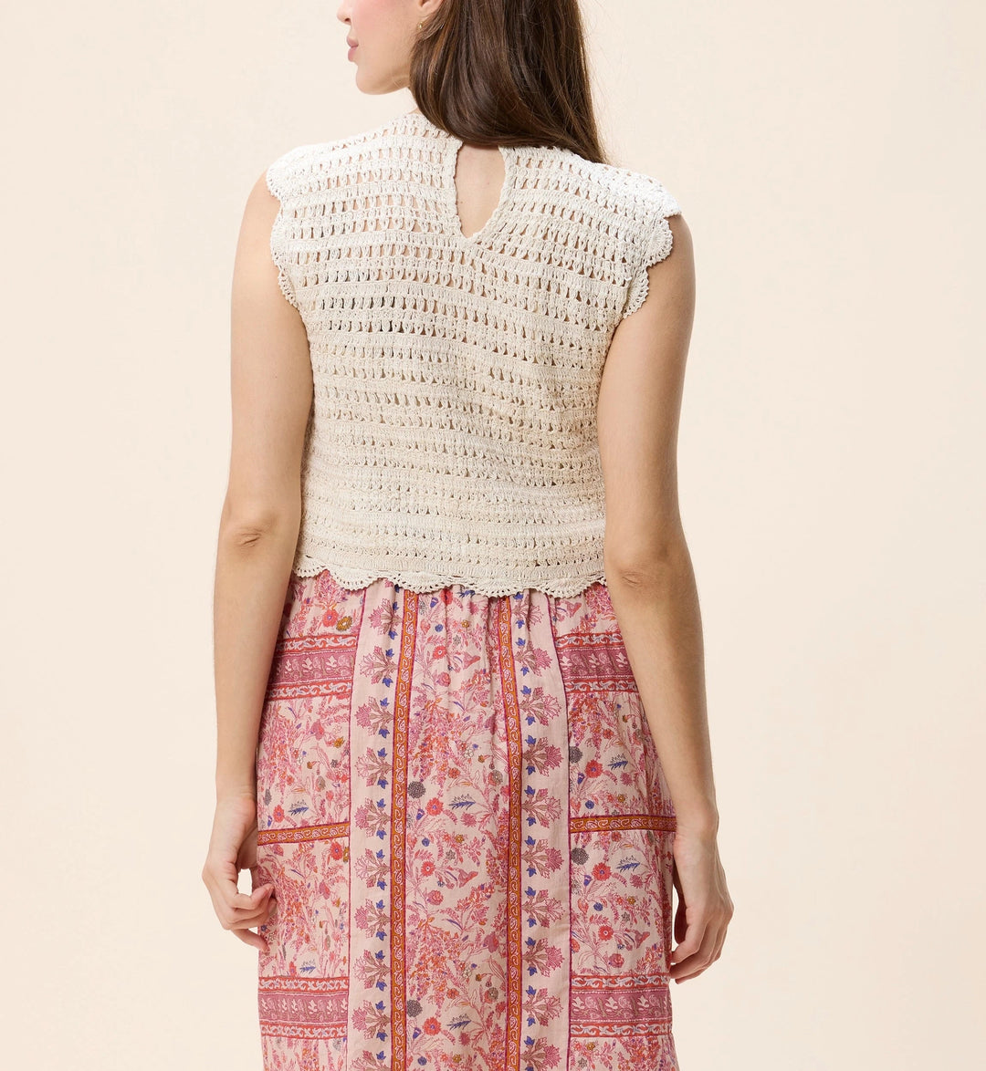 CLEOBELLA Astra Crochet Crop Top