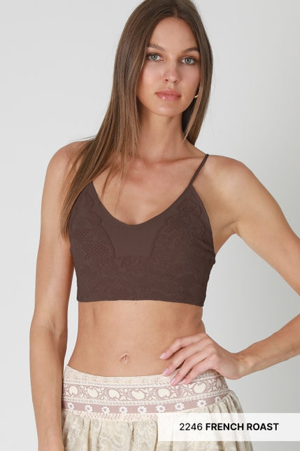 KEEN THE LABEL Delaney V-Neck Bralette - More Colors Available