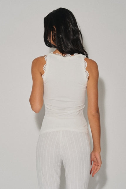 KEEN THE LABEL Tate Lace-Trim Knit Tank - More Colors Available