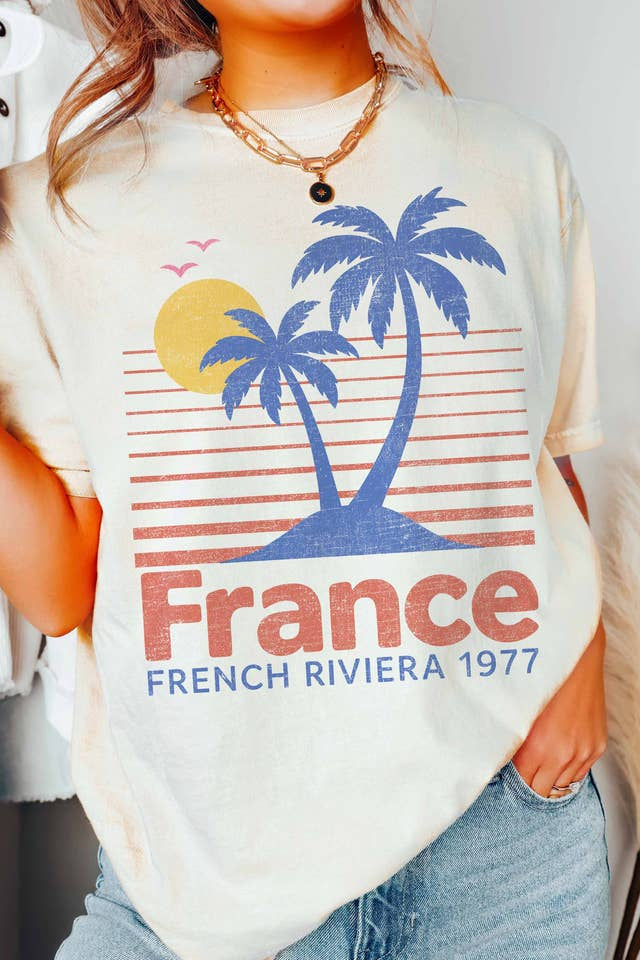 GOOD DAY STREET French Riviera Oversized Tee-The Shop Laguna Beach